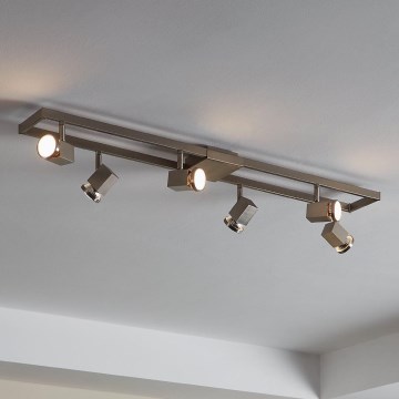 Eglo - LED spotbelysning 6xGU10/5W/230V