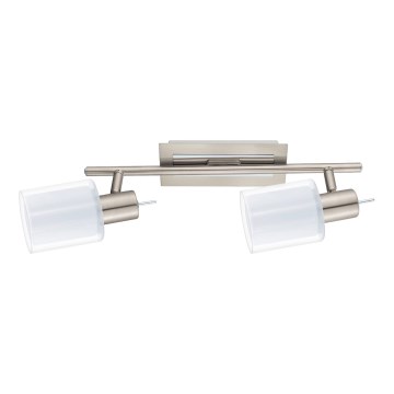Eglo - LED spotlight MY CHOICE 2xE14/4W/230V matt krom/vit