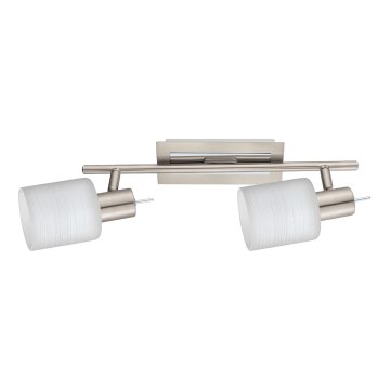 Eglo - LED spotlight MY CHOICE 2xE14/4W/230V matt krom/vit