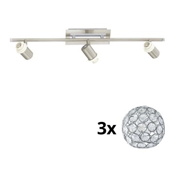Eglo - LED spotlight MY CHOICE 3xE14/40W/230V matt krom