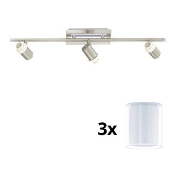 Eglo - LED spotlight MY CHOICE 3xE14/40W/230V matt krom/vit