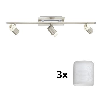 Eglo - LED spotlight MY CHOICE 3xE14/40W/230V matt krom/vit