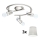 Eglo - LED spotlight MY CHOICE 3xE14/4W/230V  matt krom/grädde