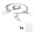 Eglo - LED spotlight MY CHOICE 3xE14/4W/230V  matt krom/vit