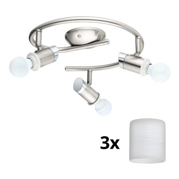 Eglo - LED spotlight MY CHOICE 3xE14/4W/230V  matt krom/vit