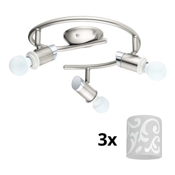 Eglo - LED spotlight MY CHOICE 3xE14/4W/230V  matt krom/vit