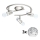 Eglo - LED spotlight MY CHOICE 3xE14/4W/230V  matt krom/vit/svart