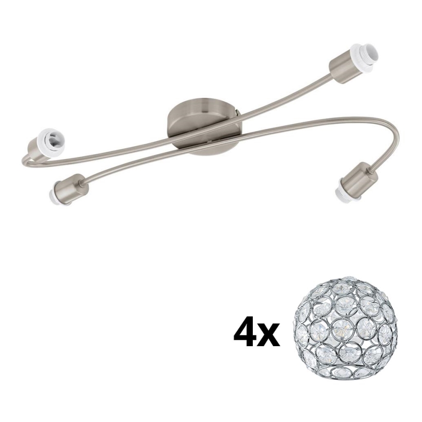 Eglo - LED spotlight MY CHOICE 4xE14/4W/230V matt krom