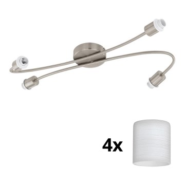 Eglo - LED spotlight MY CHOICE 4xE14/4W/230V matt krom/vit