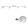 Eglo - LED spotlight MY CHOICE 4xE14/4W/230V  matt krom/vit/svart