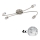 Eglo - LED spotlight MY CHOICE 4xE14/4W/230V matt krom/vit/svart