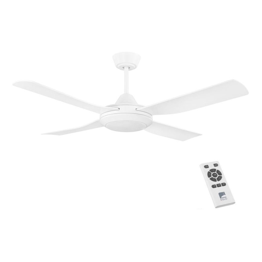 Eglo - LED takfläkt LED/20W/230V vit + fjärrkontroll