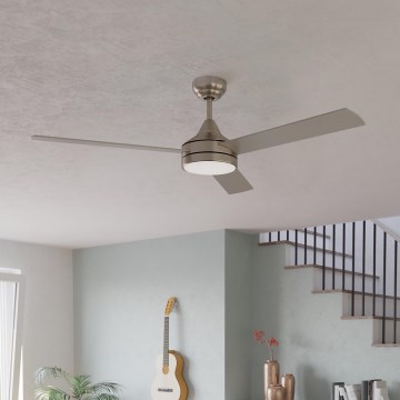 Eglo - LED Takfläkt med justerbar ljusstyrka LED/20W/230V + fjärrkontroll