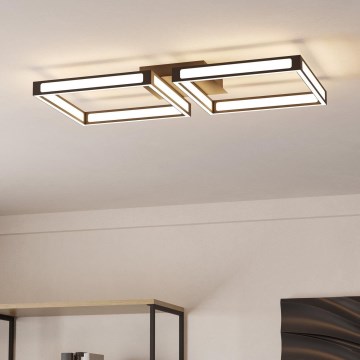 Eglo - LED taklampa  2xLED/11,2W/230V svart 