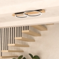 Eglo - LED taklampa 2xLED/12W/230V 3000K beige/svart