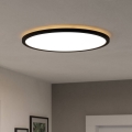 Eglo - LED taklampa för badrum LED/16,8W/230V 2700/4000/6500K diameter 50 cm IP44 svart