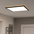 Eglo - LED taklampa för badrum LED/17W/230V 2700/4000/6500K 50x50 cm IP44 svart