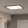 Eglo - LED taklampa för badrum LED/17W/230V 2700/4000/6500K 50x50 cm IP44 svart