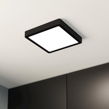 Eglo - LED taklampa för badrum LED/17W/230V IP44 svart