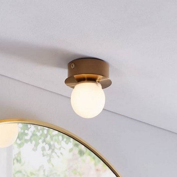 Eglo - LED taklampa för badrum LED/3,3W/230V IP44 guld
