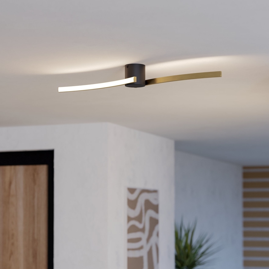 Eglo - LED taklampa LED/12W/230V 4000K guld