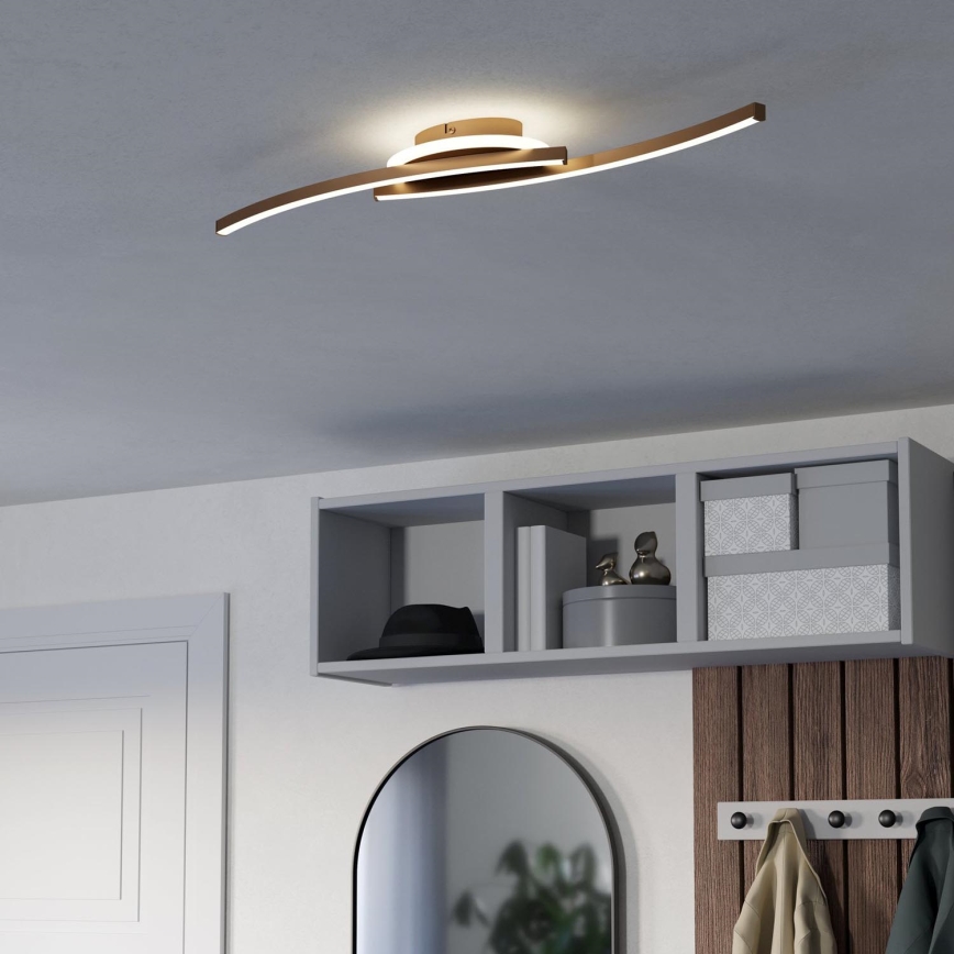 Eglo - LED taklampa LED/12W/230V 4000K koppar