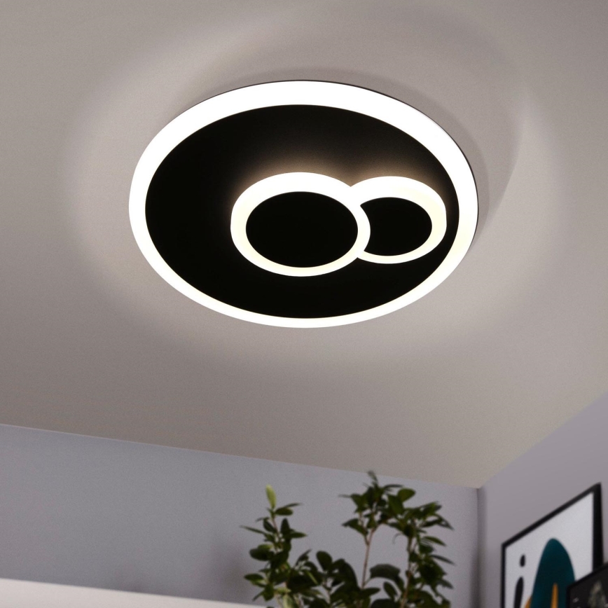 Eglo - LED Taklampa LED/7,8W/230V Ø 20 cm svart