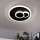 Eglo - LED Taklampa LED/7,8W/230V Ø 20 cm svart