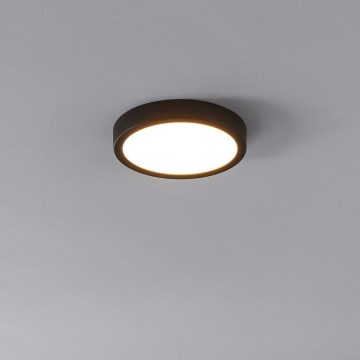 Eglo - LED taklampa med sensor LED/17W/230V 3000K svart
