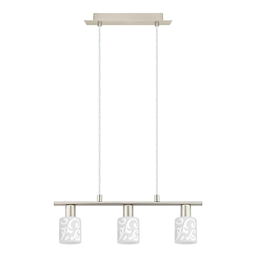 Eglo - LED Taklampa MY CHOICE 3xE14/4W/230V matt krom/vit
