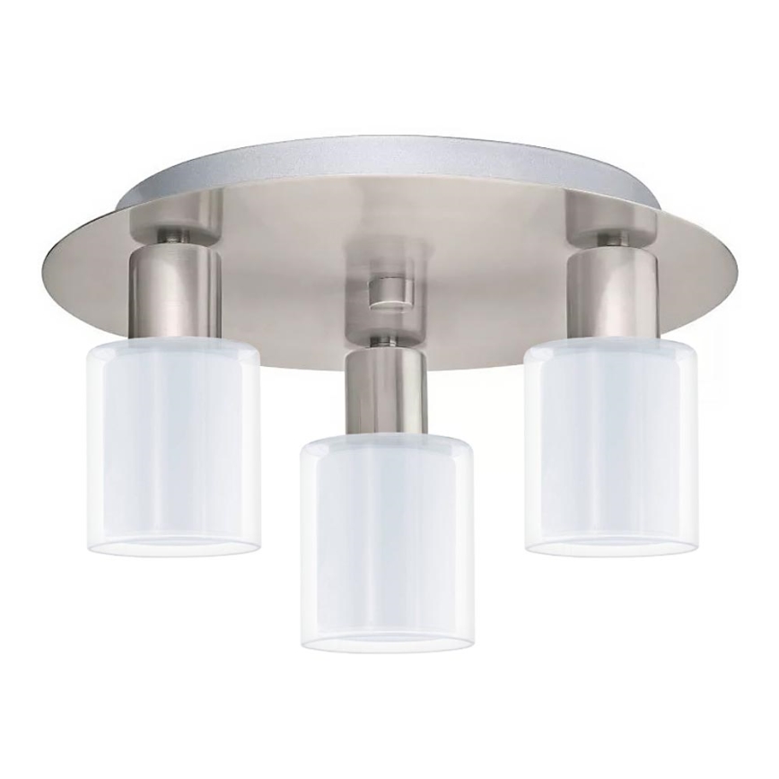 Eglo - LED taklampa MY CHOICE 3xE14/4W/230V matt krom/vit