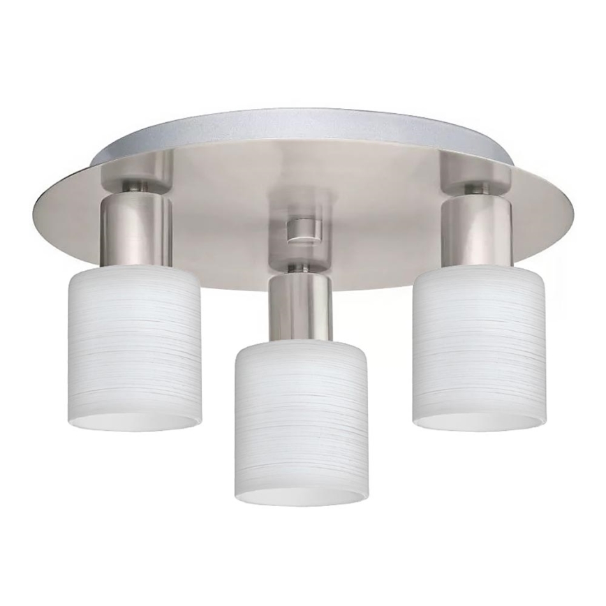 Eglo - LED taklampa MY CHOICE 3xE14/4W/230V matt krom/vit