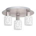 Eglo - LED taklampa MY CHOICE 3xE14/4W/230V matt krom/vit
