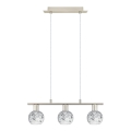 Eglo - LED Taklampa MY CHOICE 3xE14/4W/230V matt krom/vit/svart