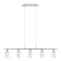 Eglo - LED Taklampa MY CHOICE 5xE14/4W/230V matt krom/vit