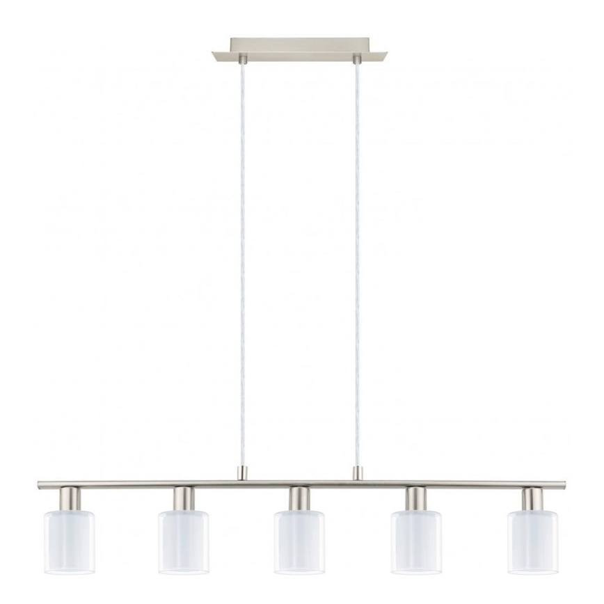 Eglo - LED Taklampa MY CHOICE 5xE14/4W/230V matt krom/vit