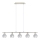 Eglo - LED Taklampa MY CHOICE 5xE14/4W/230V matt krom/vit/svart