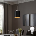 Eglo - LED Taklampa TUNJA 1xE27/60W/230V svart