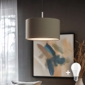 Eglo - LED Taklampa TUNJA 1xE27/60W/230V taupe