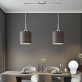 Eglo - LED Taklampa TUNJA 2xE27/60W/230V brun