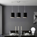 Eglo - LED Taklampa TUNJA 3xE27/60W/230V svart