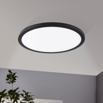 Eglo - LED upphängd taklampa  LED/22W/230V 3000K svart 
