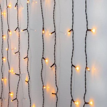 Eglo - LED Utomhus Christmas curtain 120xLED 2m IP44 varm vit