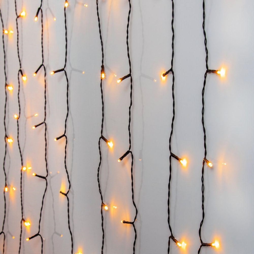 Eglo - LED Utomhus Christmas curtain 120xLED 2m IP44 varm vit
