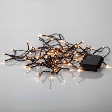 Eglo - LED Utomhus julbelysning 80xLED/3xAA 6,1m IP44