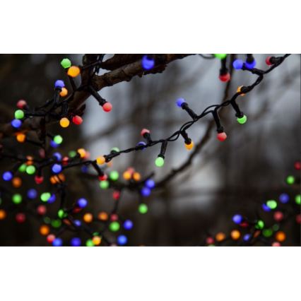 Eglo 472-53 - LED utomhus julkedja  BERRY MINI 700xLED/8 funktioner 14m flerfärgade IP44