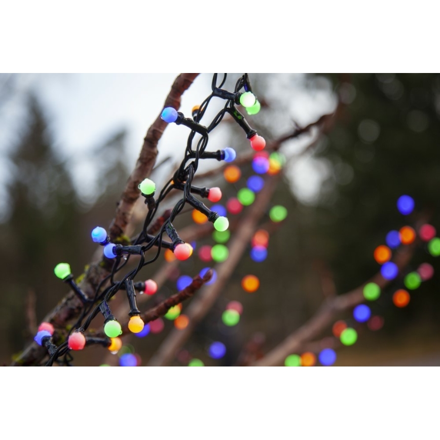 Eglo 472-53 - LED utomhus julkedja  BERRY MINI 700xLED/8 funktioner 14m flerfärgade IP44