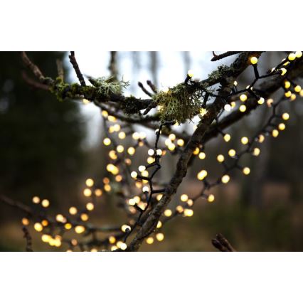 Eglo - LED utomhusljusslinga 700 LED / 8 funktioner, 19 m, IP44, varmvit
