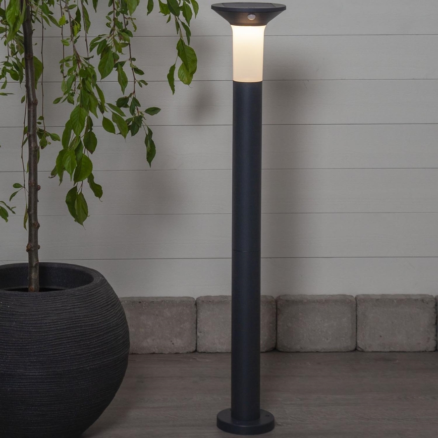Eglo - LED Utomhus solcellslampa med sensor 6xLED/0,03W/3,7V IP44
