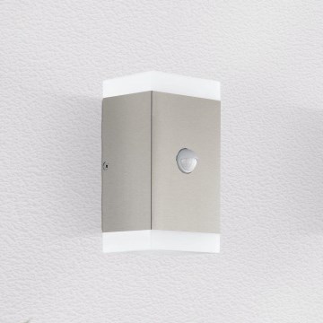 Eglo - LED Utomhus vägglampa med sensor 2xGU10/4,6W/230V IP44